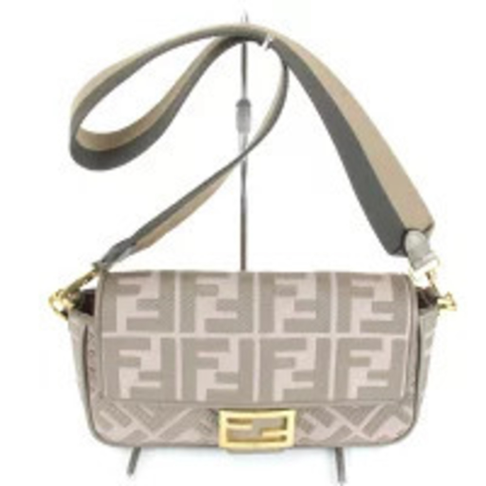 Fendi shoulder bag canvas pink